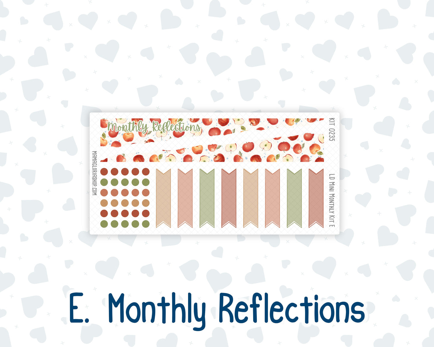 Kit 0235 - Laurel Denise Mini - Monthly Kit - September - Apple Orchard