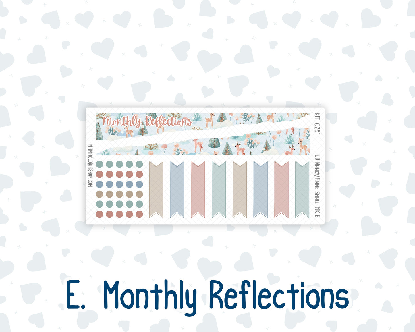 Kit 0251 - Laurel Denise Nancy/Anne Small - Monthly Kit - January - Pine & Paws