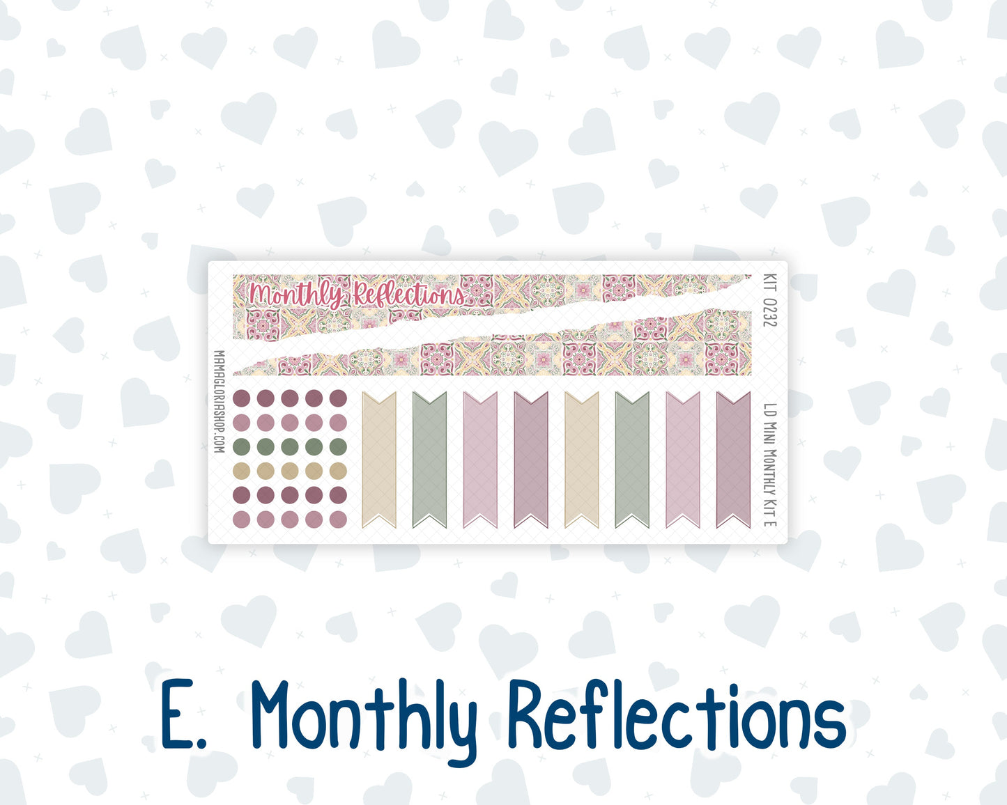 Kit 0232 - Laurel Denise Mini - Monthly Kit - September - Heirloom Garden