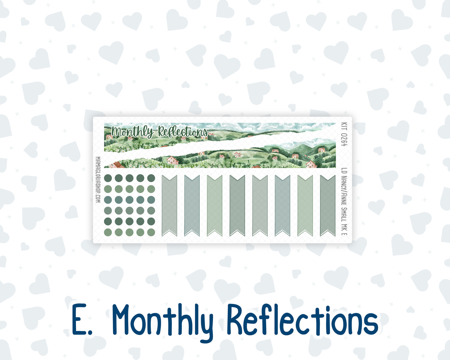 Kit 0264 - Laurel Denise Nancy/Anne Small - Monthly Kit - May - Spring Walk