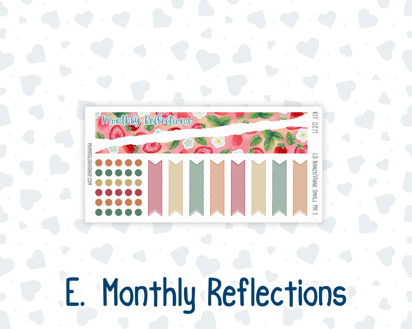 Kit 0271 - Laurel Denise Nancy/Anne Small - Monthly Kit - June - Strawberry Shore