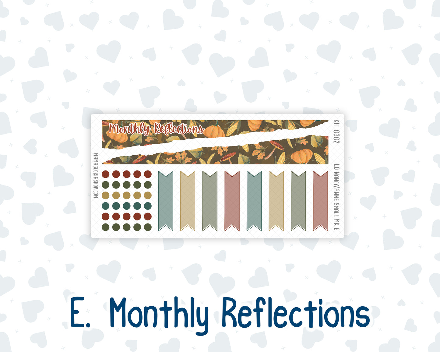 Kit 0302 - Laurel Denise Nancy/Anne Small - Monthly Kit - November - Thankful Season