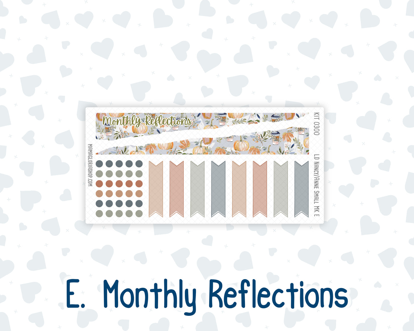 Kit 0300 - Laurel Denise Nancy/Anne Small - Monthly Kit - October - Autumn Stroll
