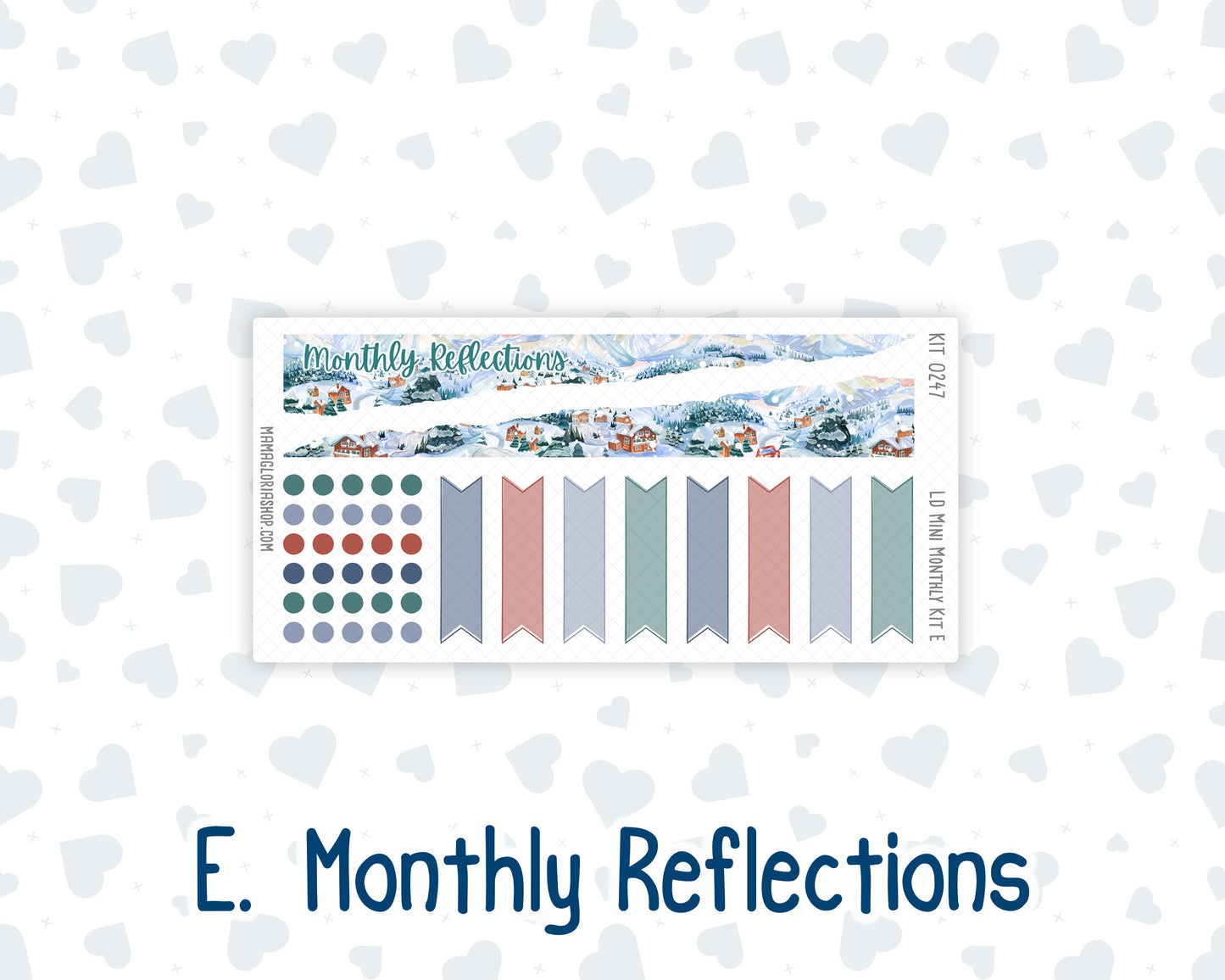 Kit 0247 - Laurel Denise Mini - Monthly Kit - December - Snow Day Adventures