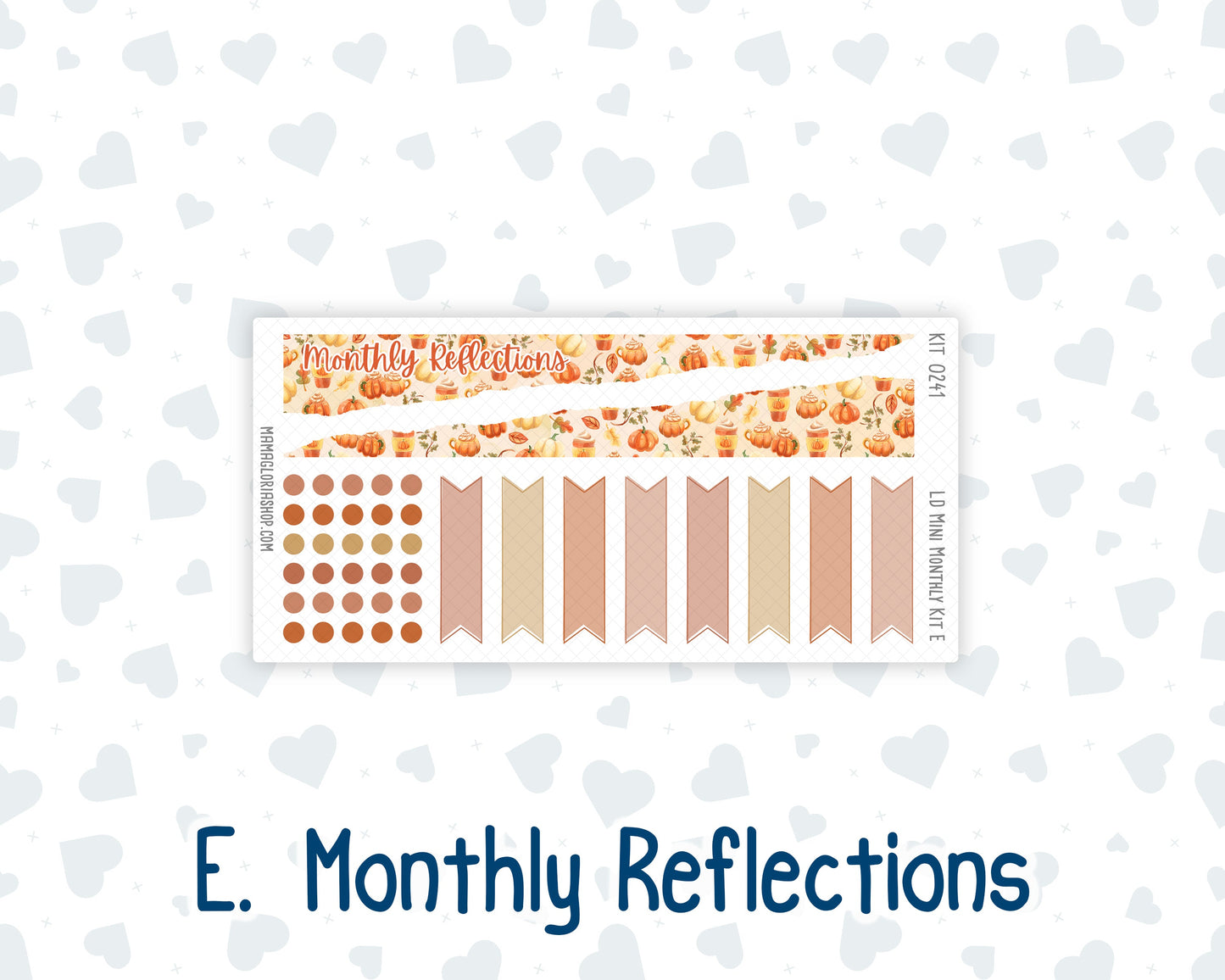 Kit 0241 - Laurel Denise Mini - Monthly Kit - November - Pumpkin Latte