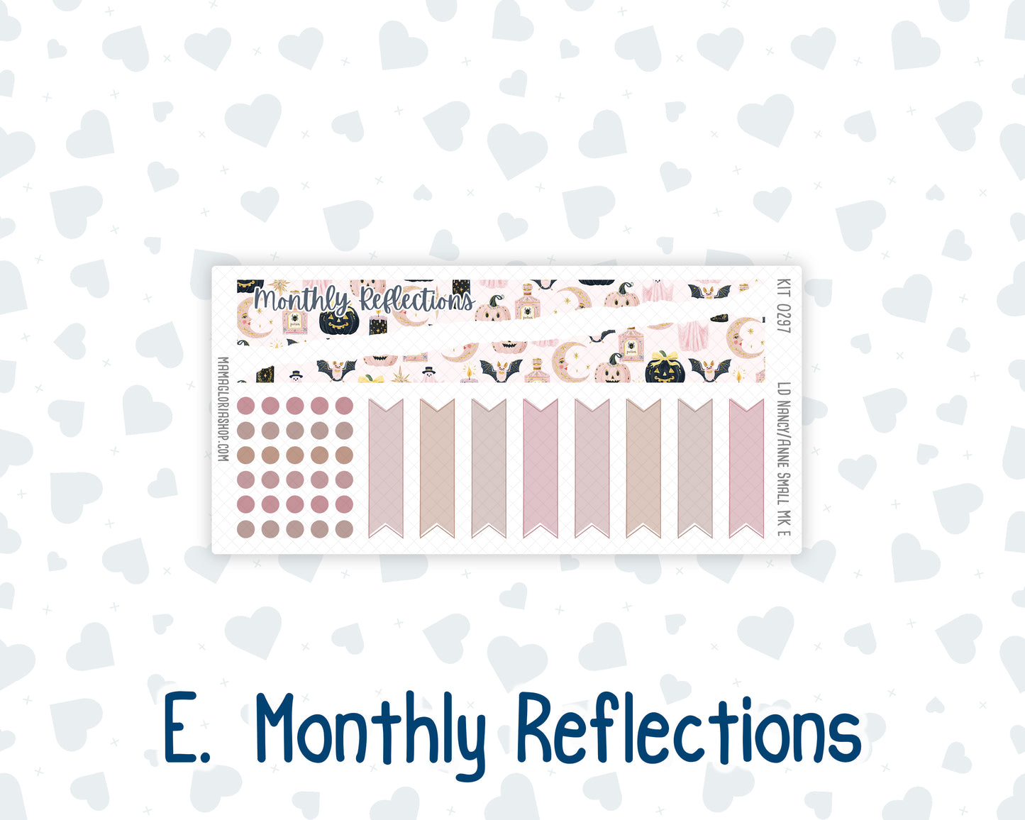 Kit 0297 - Laurel Denise Nancy/Anne Small - Monthly Kit - October - Pink Spell