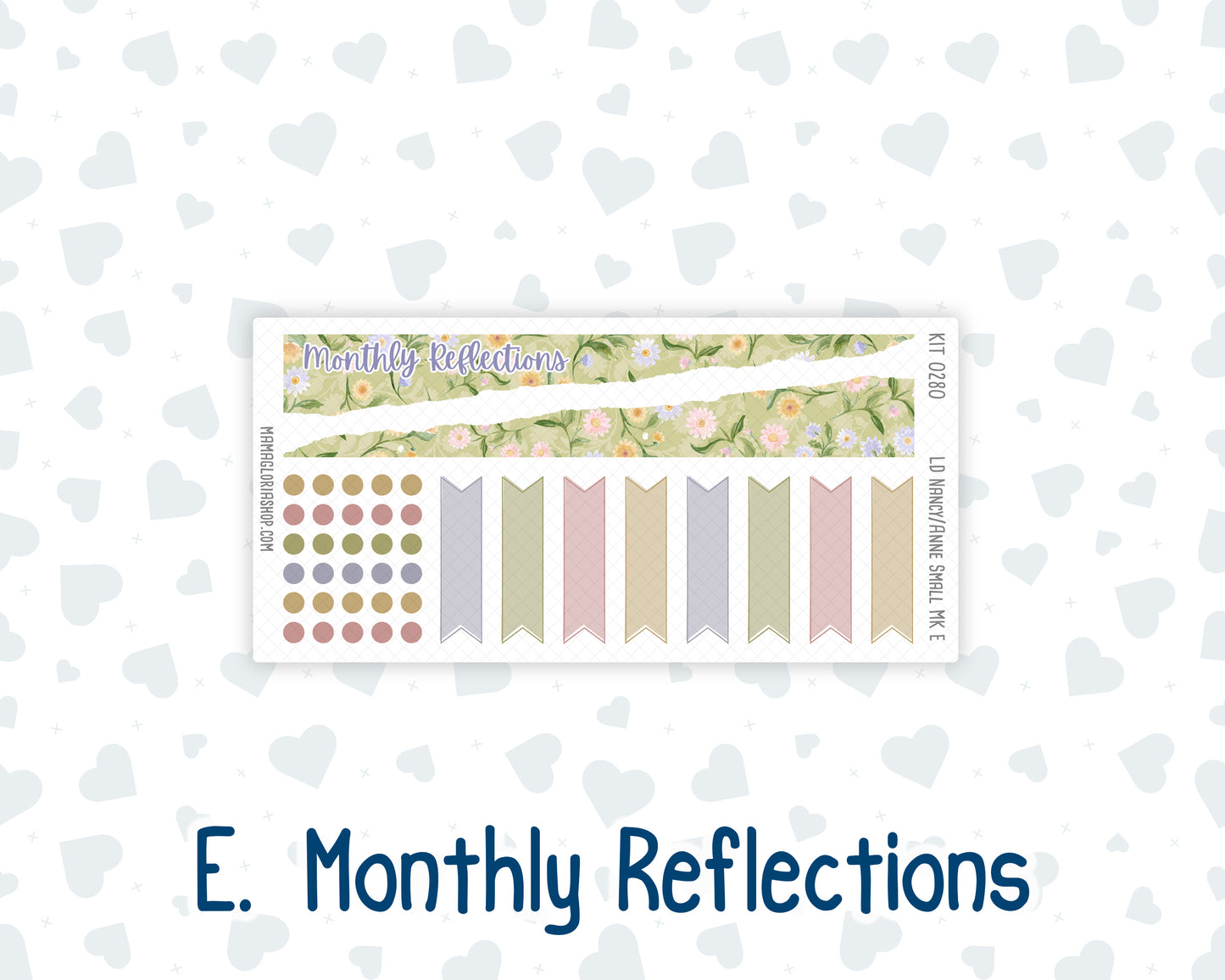 Kit 0280 - Laurel Denise Nancy/Anne Small - Monthly Kit - Half Past Six In August