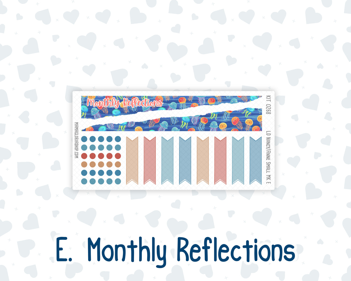 Kit 0268 - Laurel Denise Nancy/Anne Small - Monthly Kit - June - Sea Sweeties