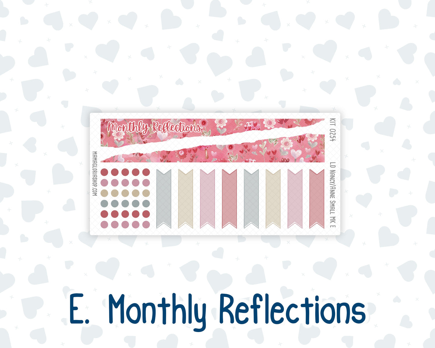 Kit 0254 - Laurel Denise Nancy/Anne Small - Monthly Kit - February - Valentine Village