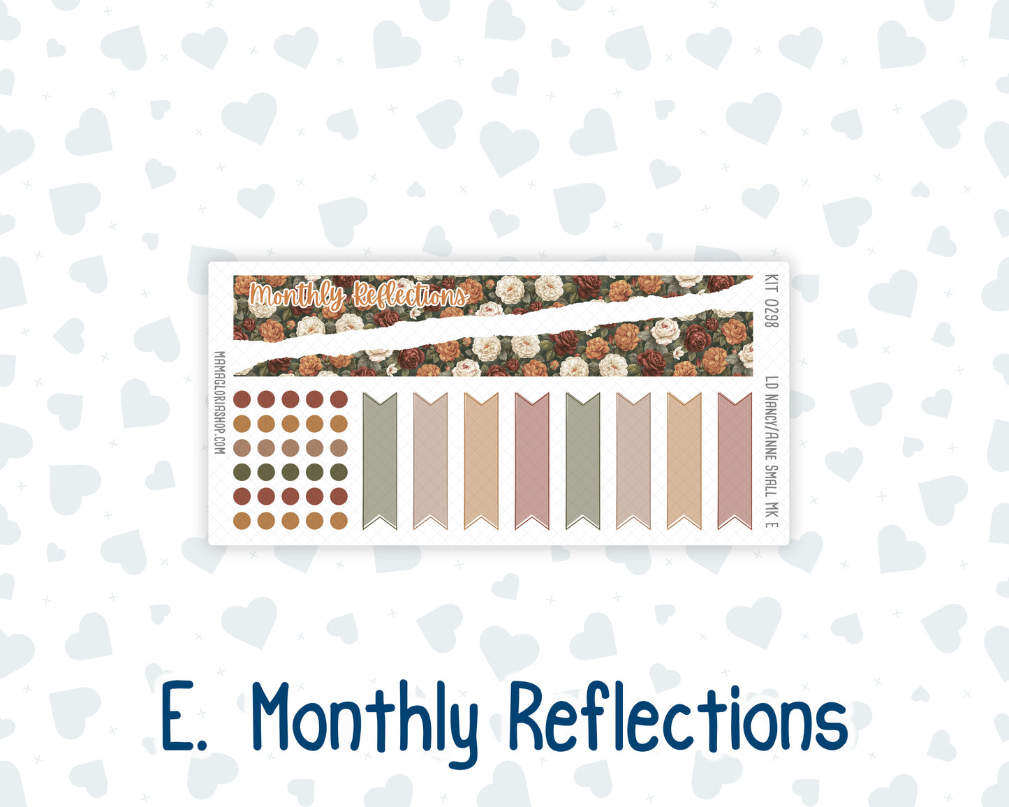 Kit 0298 - Laurel Denise Nancy/Anne Small - Monthly Kit - October - Velvet Bloom