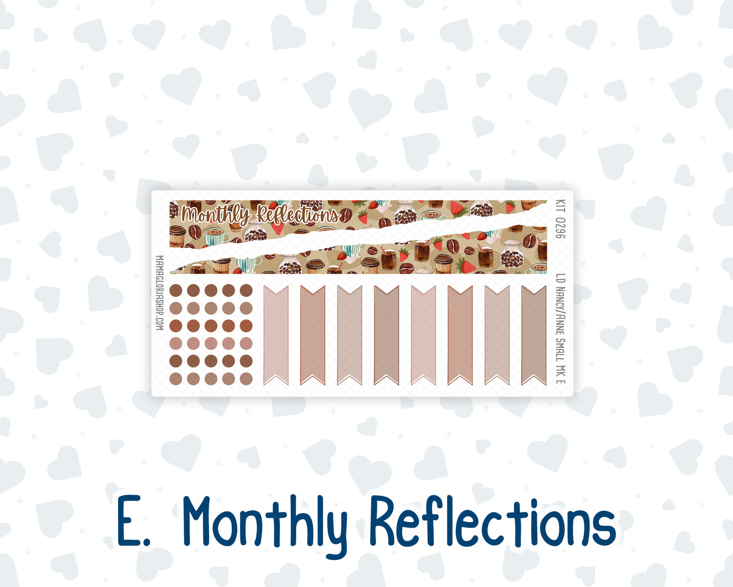 Kit 0296 - Laurel Denise Nancy/Anne Small - Monthly Kit - September - Coffee Break