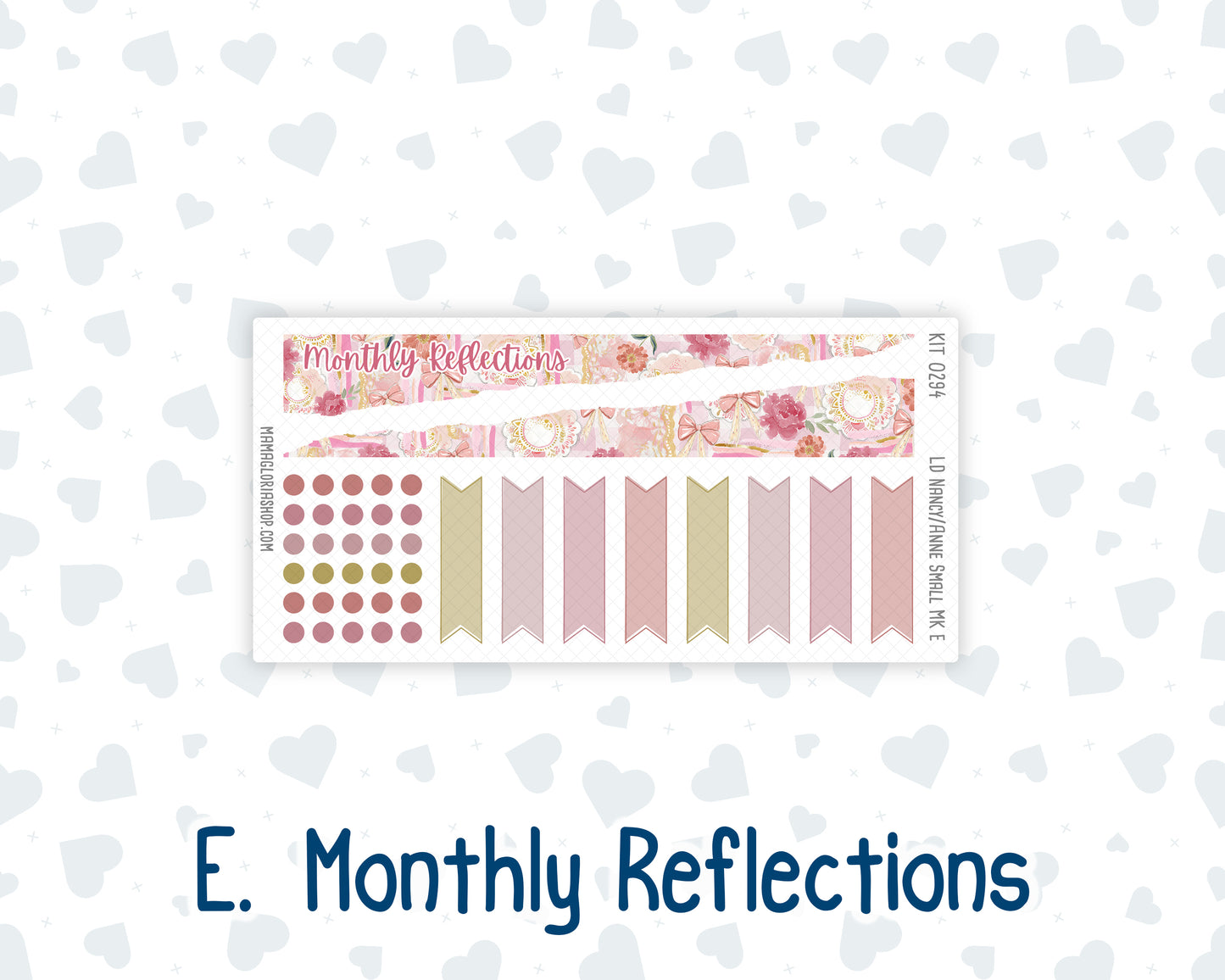Kit 0294 - Laurel Denise Nancy/Anne Small - Monthly Kit - September - Rosy Reveria