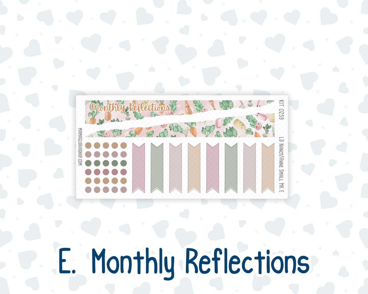 Kit 0259 - Laurel Denise Nancy/Anne Small - Monthly Kit - March - Spring Garden Chores