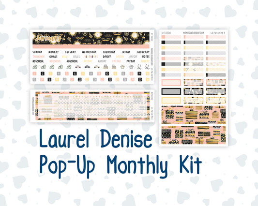 Kit 0200 - Laurel Denise Pop-Up - Monthly Kit - January - Golden Hour