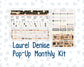 Kit 0200 - Laurel Denise Pop-Up - Monthly Kit - January - Golden Hour