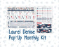 Kit 0198 - Laurel Denise Pop-Up - Monthly Kit - December - Holliday Village