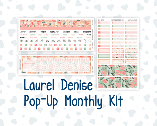 Kit 0179 - Laurel Denise Pop-Up - Monthly Kit - August - Peaches