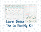Kit 0251 - Laurel Denise The Jo Planner - Monthly Kit - January - Pine & Paws