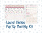 Kit 0232 - Laurel Denise Pop-Up - Monthly Kit - September - Heirloom Garden