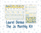 Kit 0274 - Laurel Denise The Jo Planner - Monthly Kit - July - Sunny Lemon Shore