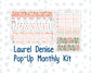 Kit 0179 - Laurel Denise Pop-Up - Monthly Kit - August - Peaches