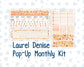Kit 0241 - Laurel Denise Pop-Up - Monthly Kit - November - Pumpkin Latte