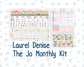 Kit 0306 - Laurel Denise The Jo Planner - Monthly Kit - December - Jolly Mischief