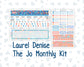 Kit 0268 - Laurel Denise The Jo Planner - Monthly Kit - June - Sea Sweeties