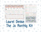 Kit 0266 - Laurel Denise The Jo Planner - Monthly Kit - May - Froggy Lake Picnic