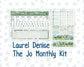 Kit 0264 - Laurel Denise The Jo Planner - Monthly Kit - May - Spring Walk