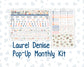 Kit 0193 - Laurel Denise Pop-Up - Monthly Kit - November - Harvest Blooms