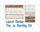 Kit 0302 - Laurel Denise The Jo Planner - Monthly Kit - November - Thankful Season