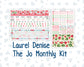 Kit 0276 - Laurel Denise The Jo Planner - Monthly Kit - July - Melon Crush