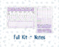 Kit 0263 - Laurel Denise The Jo Planner - Monthly Kit - April - Lavender Drift