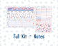 Kit 0273 - Laurel Denise The Jo Planner - Monthly Kit - July - Americana In Bloom