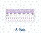 Kit 0263 - Laurel Denise The Jo Planner - Monthly Kit - April - Lavender Drift
