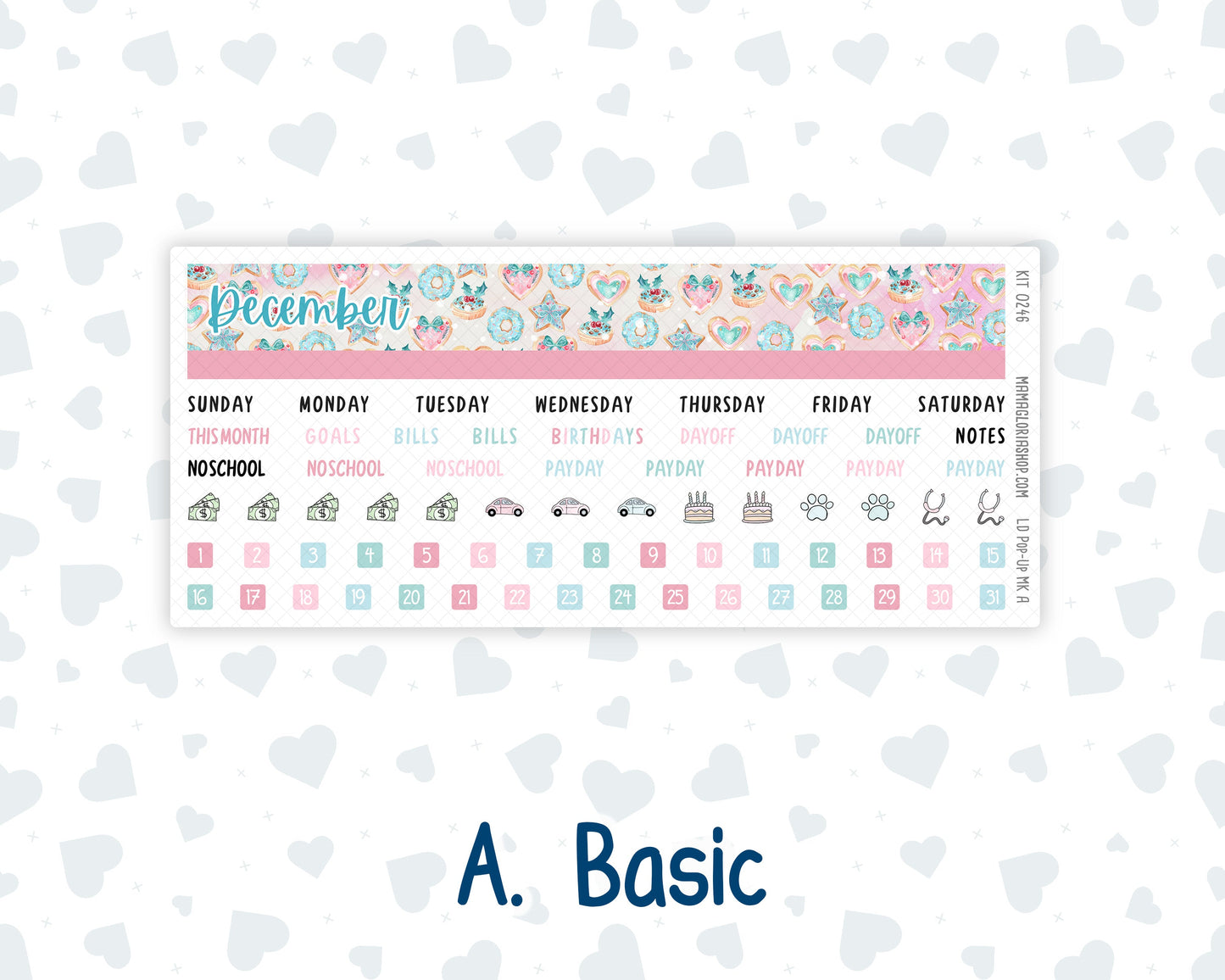 Kit 0246 - Laurel Denise Pop-Up - Monthly Kit - December - Gingerbread Sweets