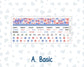 Kit 0273 - Laurel Denise The Jo Planner - Monthly Kit - July - Americana In Bloom