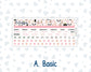 Kit 0297 - Laurel Denise The Jo Planner - Monthly Kit - October - Pink Spell