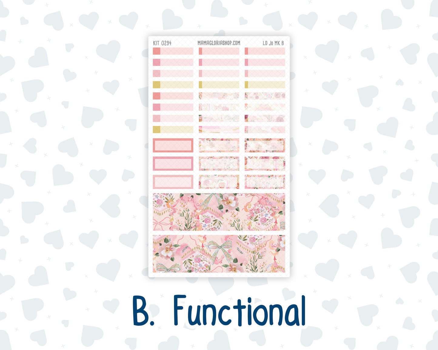 Kit 0294 - Laurel Denise The Jo Planner - Monthly Kit - September - Rosy Reveria