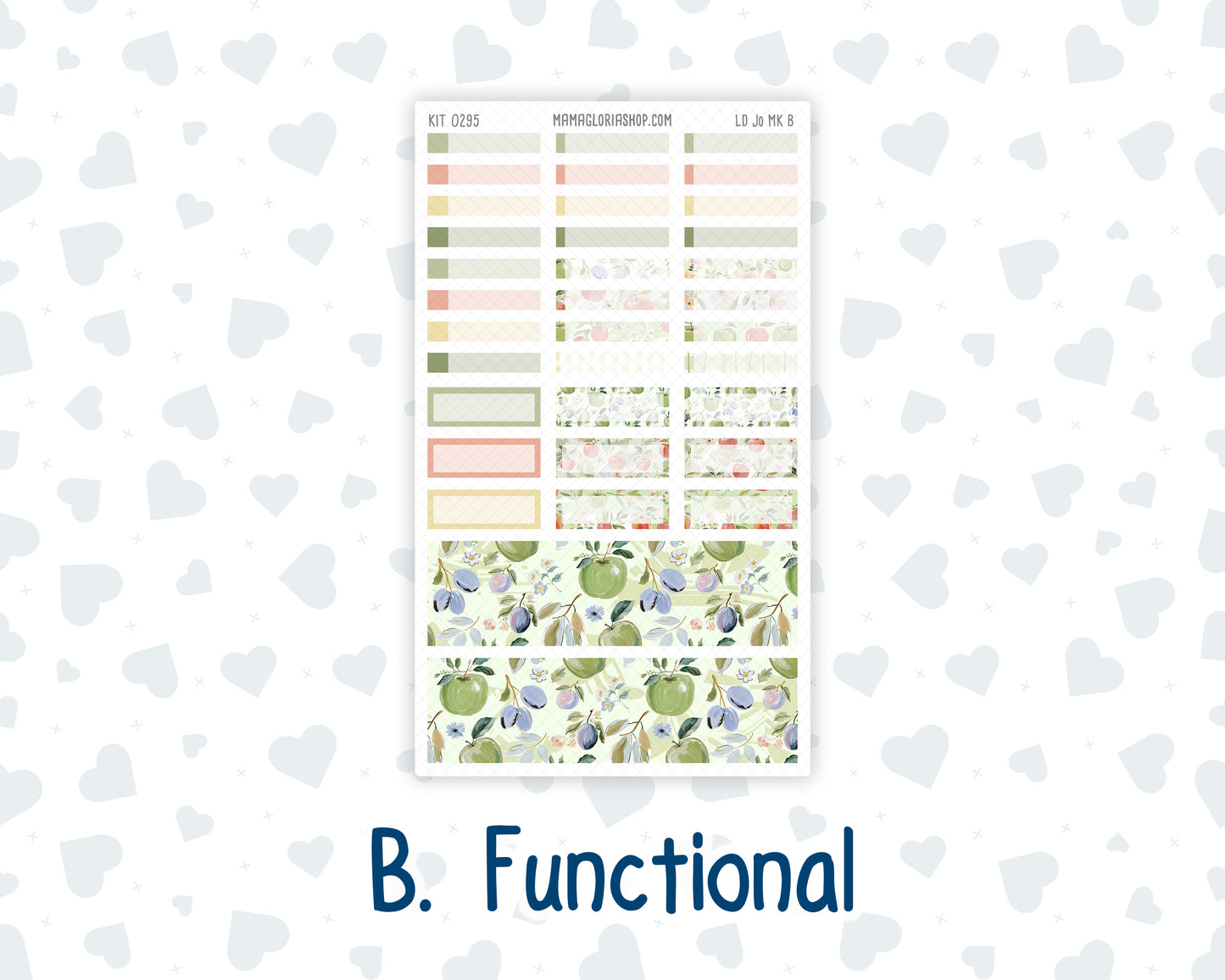 Kit 0295 - Laurel Denise The Jo Planner - Monthly Kit - September - Apple Harvest