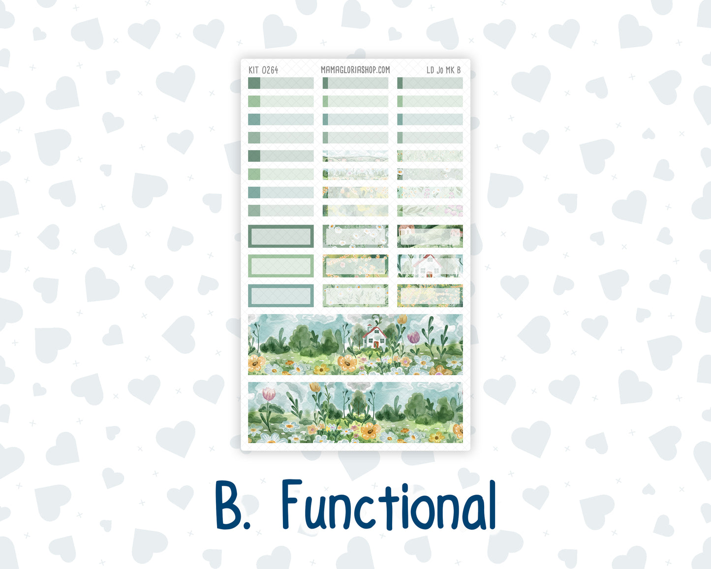 Kit 0264 - Laurel Denise The Jo Planner - Monthly Kit - May - Spring Walk
