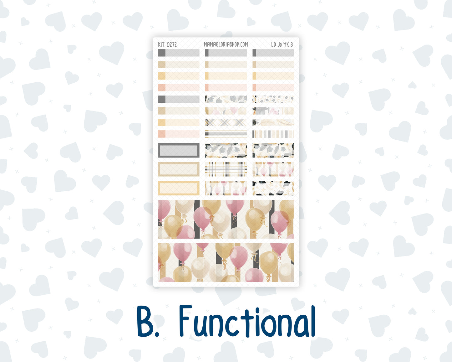 Kit 0272 - Laurel Denise The Jo Planner - Monthly Kit - May - Graduation