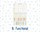 Kit 0265 - Laurel Denise The Jo Planner - Monthly Kit - May - Honeybee Sky