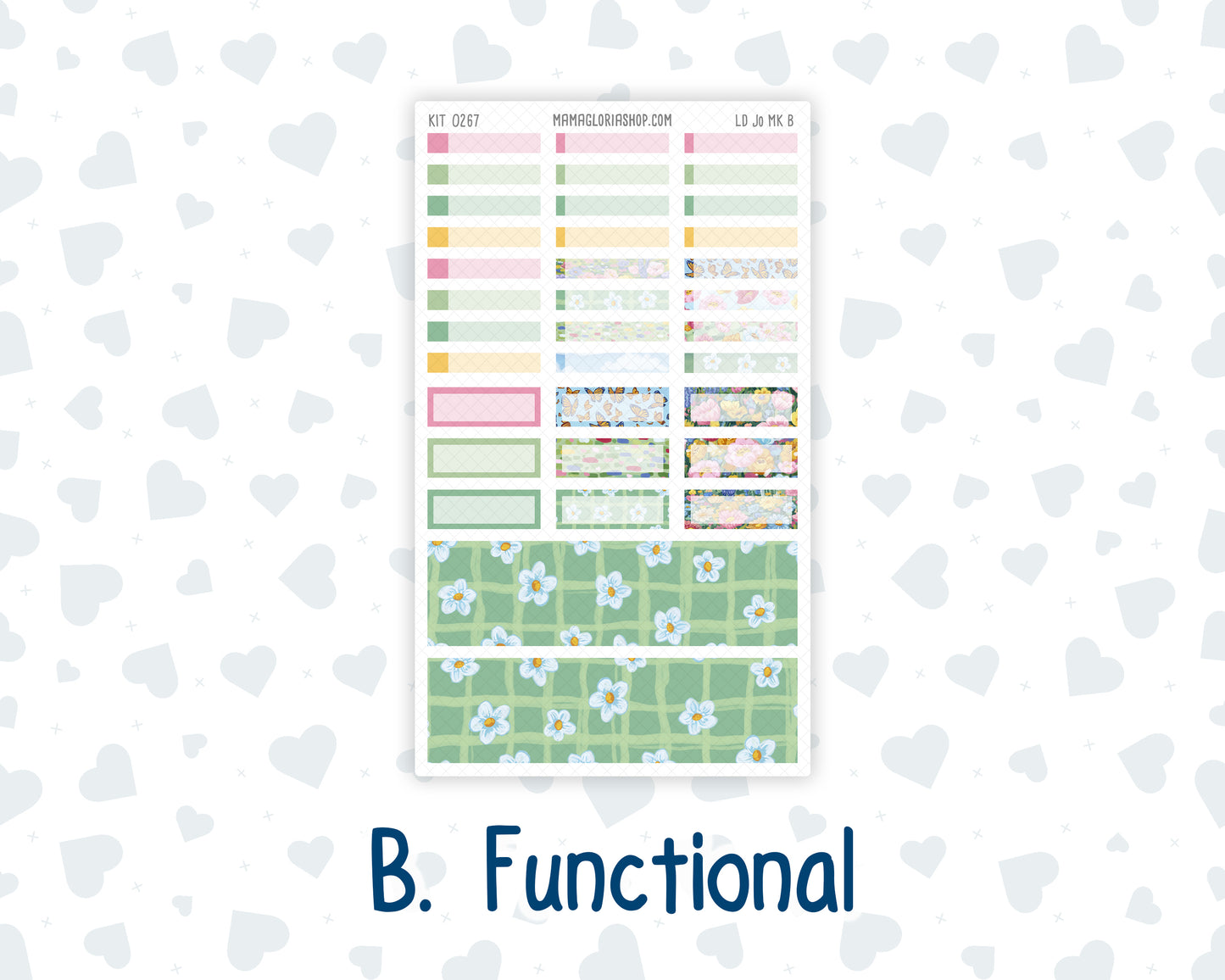 Kit 0267 - Laurel Denise The Jo Planner - Monthly Kit - May - Flowers For Mama