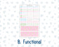 Kit 0262 - Laurel Denise The Jo Planner - Monthly Kit - April - Spring Puffs