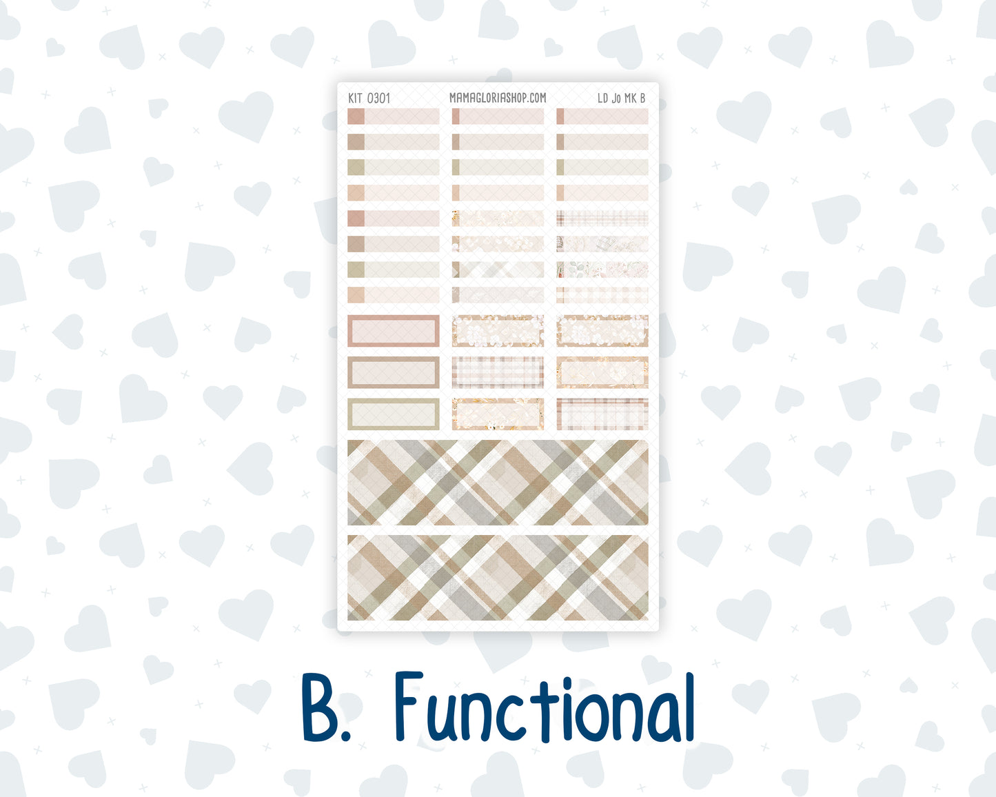 Kit 0301 - Laurel Denise The Jo Planner - Monthly Kit - November - Sunday Comfort
