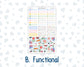 Kit 0279 - Laurel Denise The Jo Planner - Monthly Kit - August - Not Ready For School