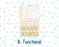Kit 0280 - Laurel Denise The Jo Planner - Monthly Kit - Half Past Six In August
