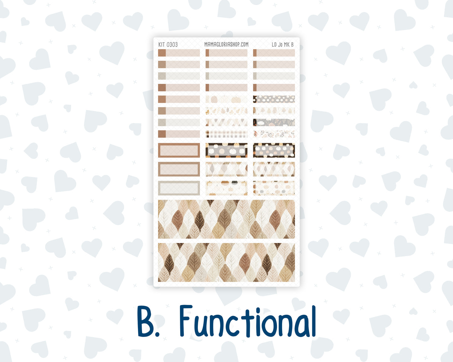 Kit 0303 - Laurel Denise The Jo Planner - Monthly Kit - November - Into The Woods